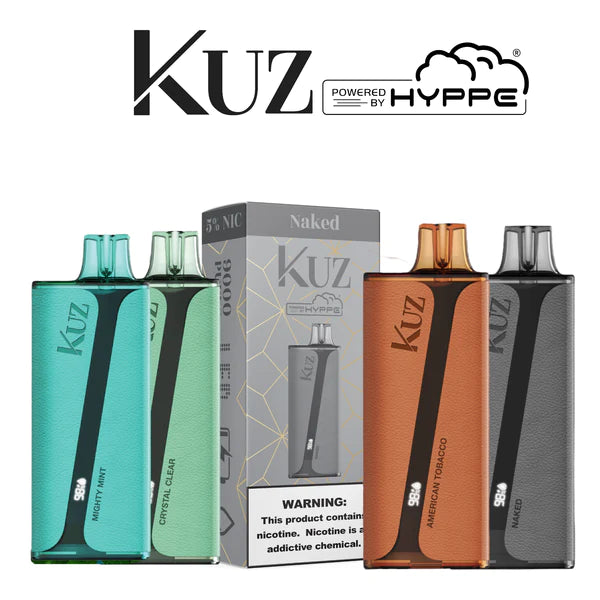 Hyppe KUZ 9000 PUFF Rechargeable Vape – Almond Smoke Shop