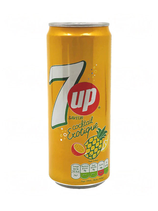 7UP (France) 330mL Tall Can (24/Pack)