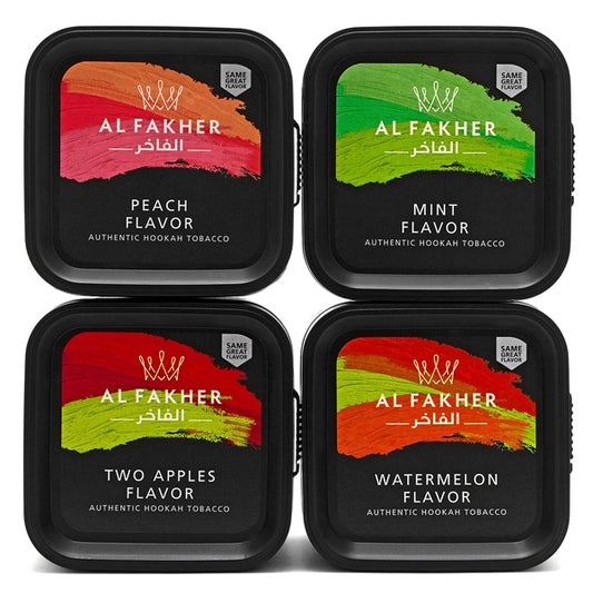 Al Fakher Hookah Tobacco Can | 250gm | Many Flavor Options