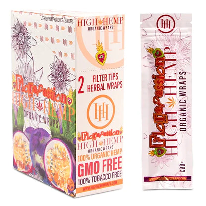 High Hemp Organic Wraps 2ct (25/Pack)