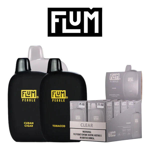 Flum PEBBLE Disposable Vape TFN 6000 puff-10ct
