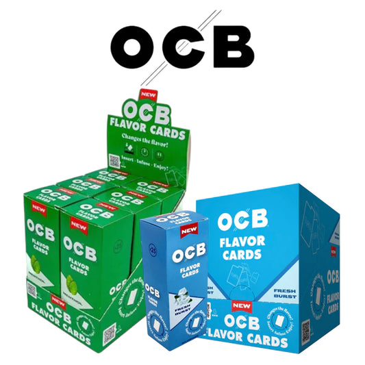 OCB Flavor Card Single 25ct and Full Display