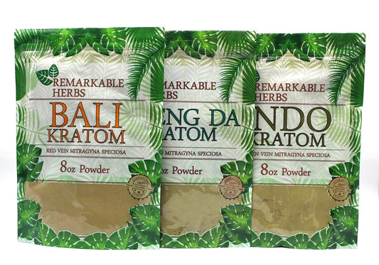 Remarkable Herbs Kratom Powder 8 oz Bag 1/2 LB