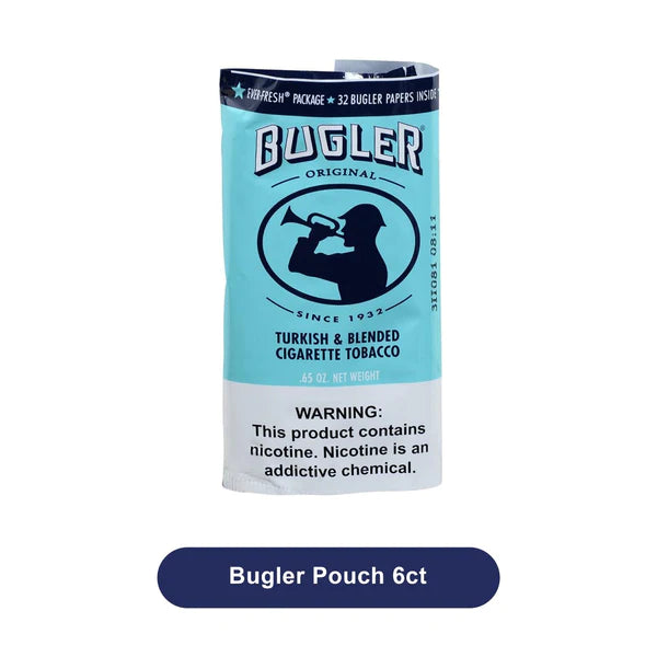 Bugler Loose Tobacco Pouch 0.65oz- 6ct