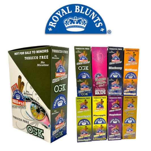 Royal XXL Hemp Blunt Wraps 2pk- 25ct